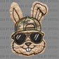 Boy Bunny Faux Fur Easter Ready to Press DTF Transfers Sublimation Transfers
