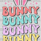Bunny Babe Easter Wishes Ready to Press Transfer