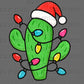 Christmas Cactus Ready to Press Instant Peel DTF Transfers Sublimation Transfers