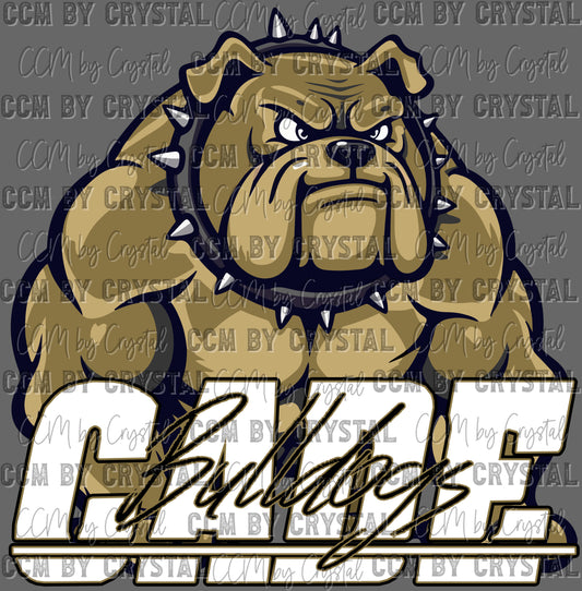 Victoria Cade Bulldogs Ready to Press Transfer DTF Transfer Sublimation Transfer
