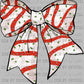 Christmas Cake Bow Ready to Press Transfer DTF Transfer Sublimation Transfer