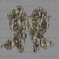 Camo Bow Ready to Press Instant Peel DTF Transfers Sublimation Transfers