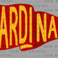 Cardinals Pennant Mascot Ready to Press Transfer DTF Transfer Sublimation Transfer