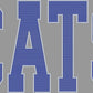 Cats Mascot 2-Colors Approximately 11" wide Spangle Transfer