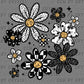 Checkered Daisys Ready to Press Transfer DTF Transfer Sublimation Transfer
