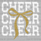 Cheer Gold Bow DTF Transfer