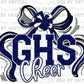 GHS Cheer Ready to Press Transfer DTF Transfer Sublimation Transfer