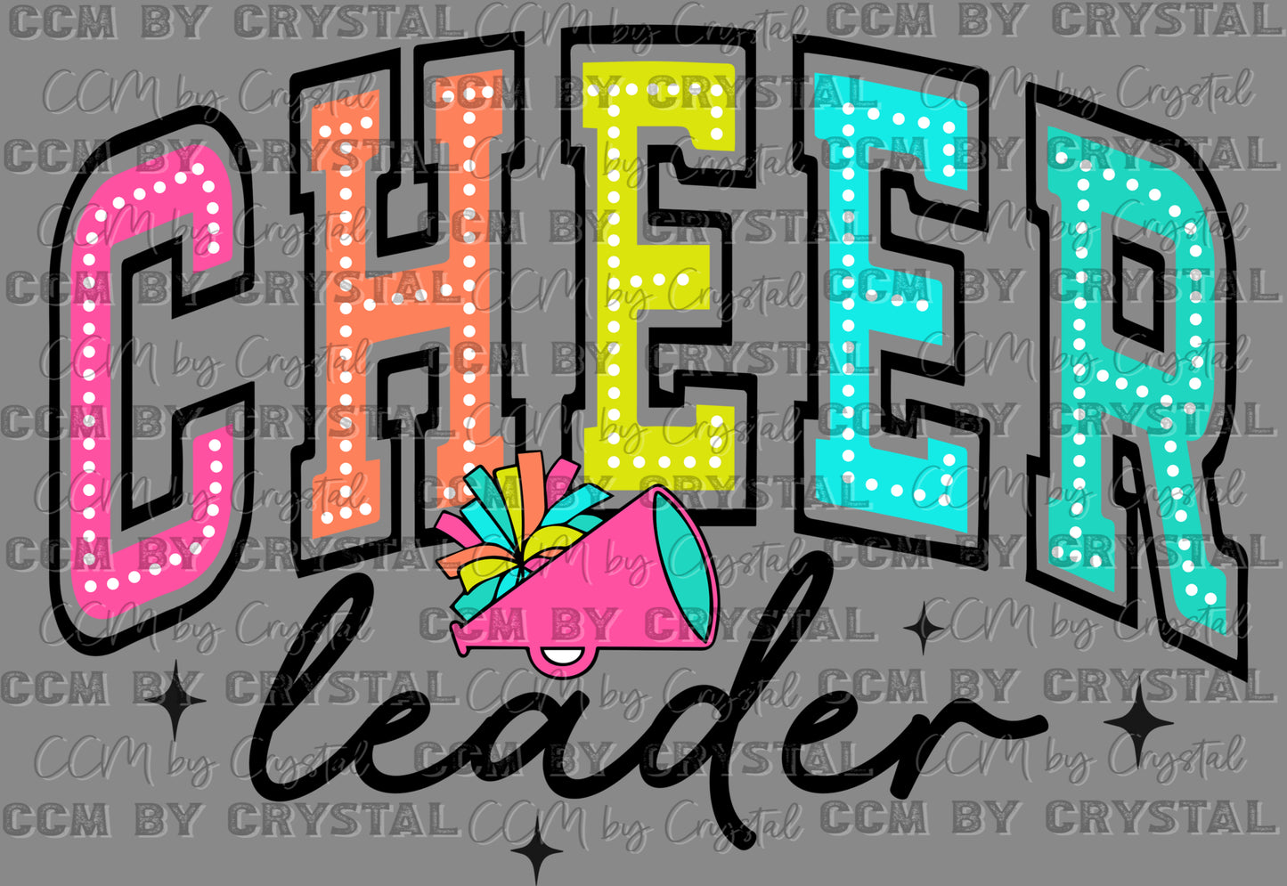 Cheerleader Ready to Press Transfer DTF Transfer Sublimation Transfer