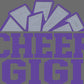 Cheer Gigi 11" Wide 2- Color Spangle Transfer