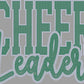 Cheerleader Approximately 9" wide Spangle Transfer