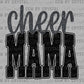 Cheer Mama Faux Glitter Ready to Press Instant Peel DTF Transfers Sublimation Transfers