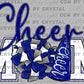 Cheer Mom Ready to Press Transfer DTF Transfer Sublimation Transfer