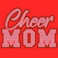 Cheer Mom 2-Color Approximately 11" wide Spangle Transfer