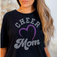 Cheer Mom 11" Wide 2- Color Spangle Transfer