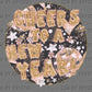 Cheers to a New Year Faux Glitter Ready to Press Instant Peel DTF Transfers Sublimation Transfers