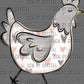 Chicken Ready to Press Transfer DTF Transfer Sublimation Transfer