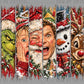 Christmas Movie Faces Ready to Press DTF Transfers Sublimation Transfers