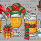Christmas Beer Ready to Press Transfer DTF Transfer Sublimation Transfer