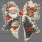 Christmas Bow Santa Ready to Press Transfer DTF Transfer