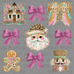Christmas Coquette Ready to Press Transfer DTF Transfer Sublimation Transfer