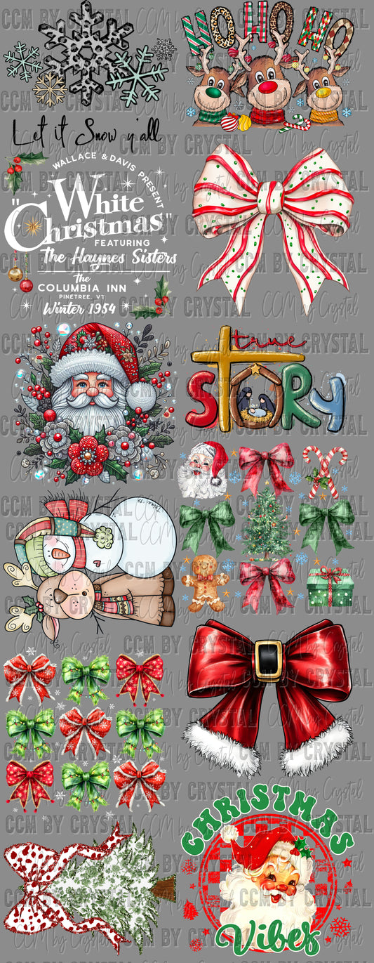 Christmas GANG Sheet 60" DTF Gang Sheet