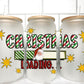 Christmas Loading UV DTF Transfer 16oz Libby Glass Can Wrap Ready to Apply