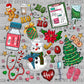 Christmas Nurse Collage Ready to Press Transfer DTF Transfer Sublimation Transfer