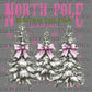North Pole Christmas Tree Farm Ready to Press Transfer DTF Transfer Sublimation Transfer