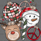 Christmas Collage Ready to Press Transfer DTF Transfer