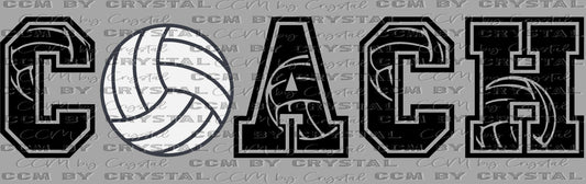 Coach Volleyball Ready to Press DTF Transfers Sublimation Transfers