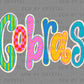 Cobras Doodle Colorful Mascot Ready to Press Transfer Direct to Film DTF Transfers