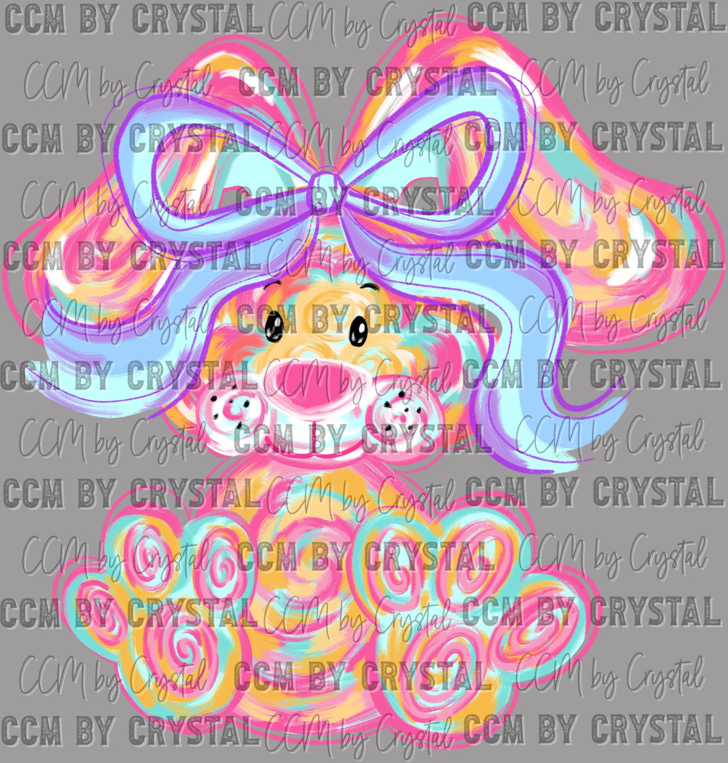 Silly Bunny Easter Ready to Press Transfer DTF Transfer Sublimation Transfer
