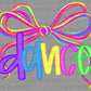 Colorful Dance Ready to Press Transfer DTF Transfer Sublimation Transfer