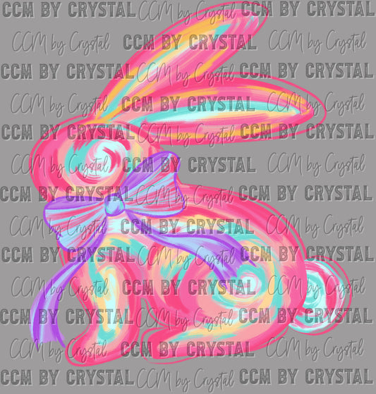 Bunny Easter Ready to Press Transfer DTF Transfer Sublimation Transfer