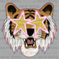 Pocket for Colorful Tigers Mascot Sports Ready to Press Transfer DTF Transfer Sublimation Transfer