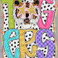 Colorful Tigers Mascot Sports Ready to Press Transfer DTF Transfer Sublimation Transfer