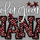 Color Guard Nana Stars Maroon Sports Mascot Ready to Press Transfer DTF Transfer Sublimation Transfer