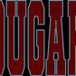 Cougars 11" Wide 2- Color Spangle Transfer