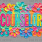 Counselor faux fake Texture Floral DTF Transfer Sublimation Transfer