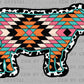 Aztec Cow Clean Western Ready to Press Transfer DTF Transfer Sublimation Transfer