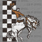 Cowboy Western Rodeo Ready to Press Transfer DTF Transfer Sublimation Transfer