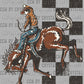 Cowboy Western Rodeo Ready to Press Transfer DTF Transfer Sublimation Transfer