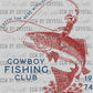 Cowboy Fishing Club Western Rodeo Ready to Press Transfer DTF Transfer Sublimation Transfer