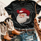 Cowboy Santa Christmas Fake Faux Yarn Ready to Press Transfer Instant Peel DTF Transfer