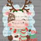 Cow My 1st Christmas Ready to Press Transfer DTF Transfer Sublimation Transfer
