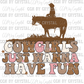 Western Cowgirls Just Wanna Have Fun Ready to Press Transfer
