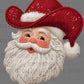 Cowboy Santa Christmas Fake Faux Yarn Ready to Press Transfer Instant Peel DTF Transfer