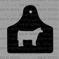 Cow Tag Western Rodeo Ready to Press Instant Peel DTF Transfers Sublimation Transfers