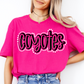 Coyotes Doodle Mascot Ready to Press Transfer DTF Transfer Sublimation Transfer