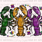 Mardi Gras Crawfish Ready to Press Transfer